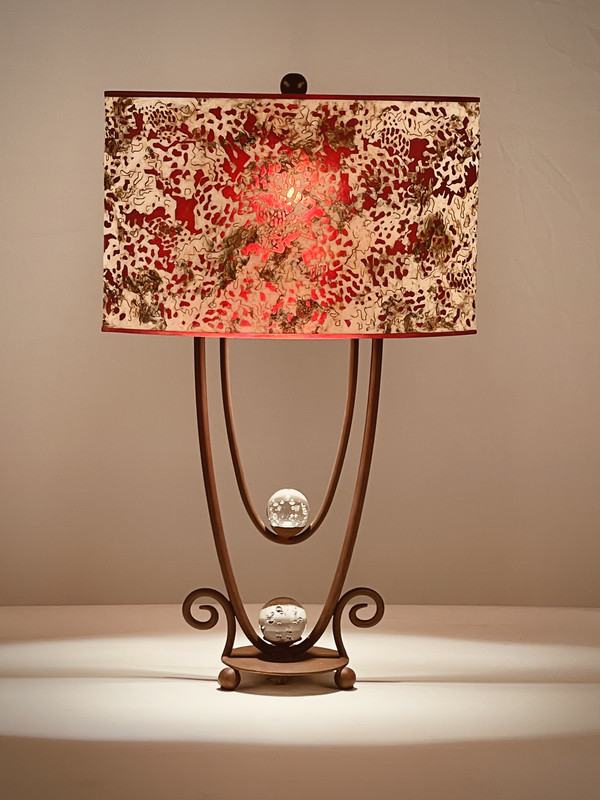 Sura Garnet Table Lamp