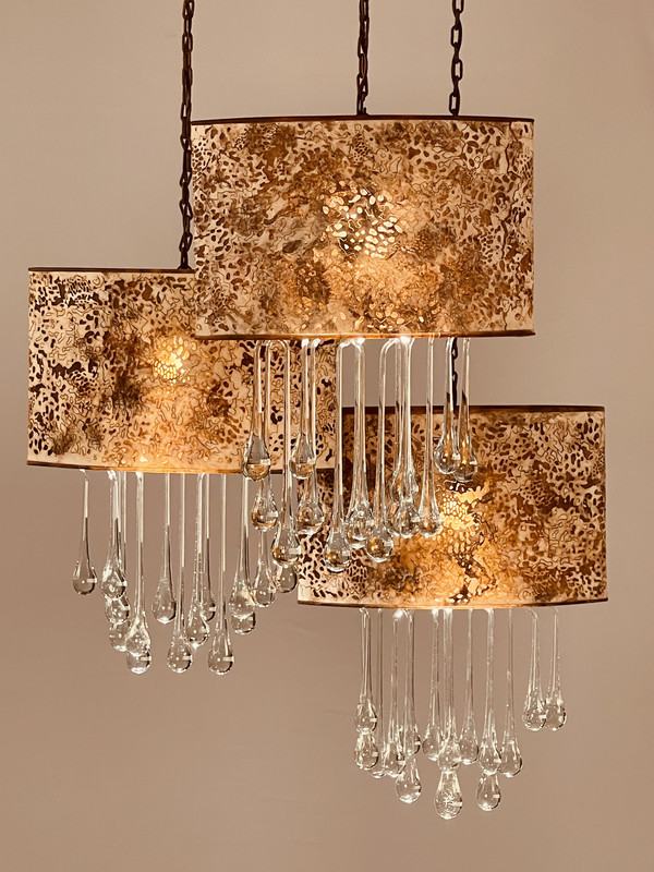 Sura Amber Chandelier