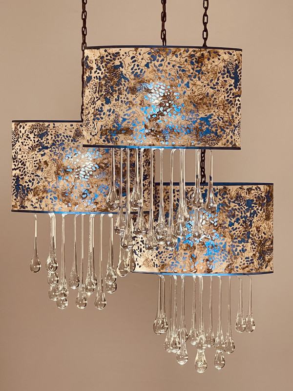 Sura Azul Chandelier