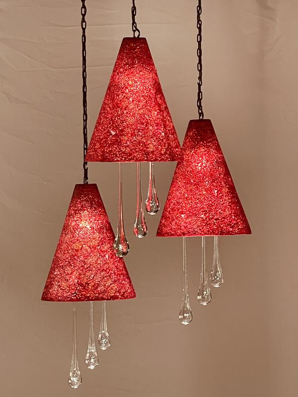 Camelot Garnet Crush Chandelier