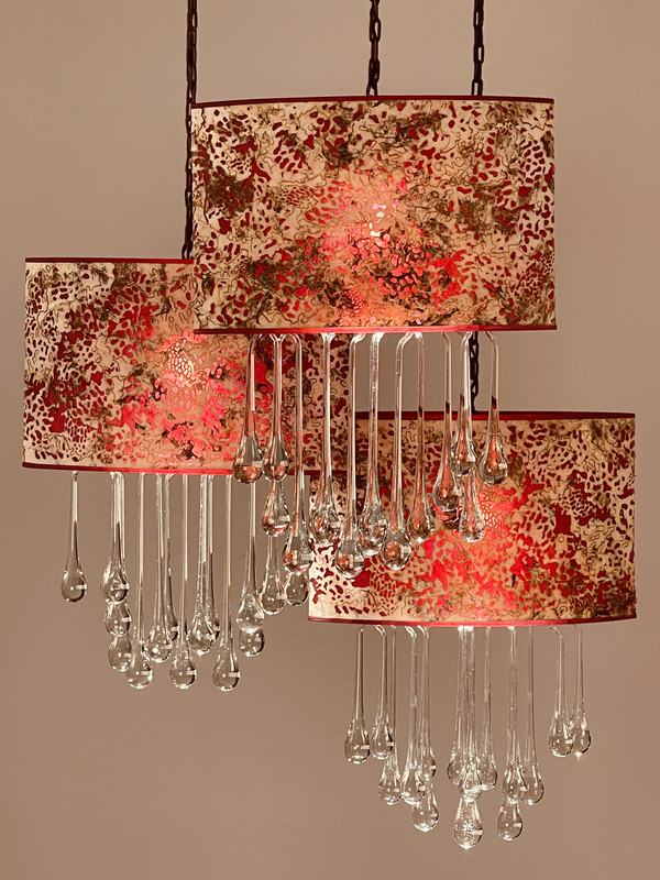 Sura Garnet Chandelier