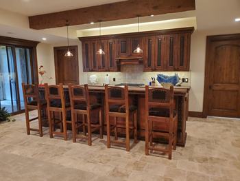 Custom Design Old World Kitchen