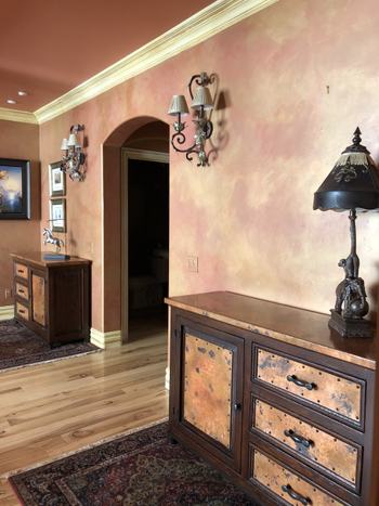 Custom Copper Cabinets