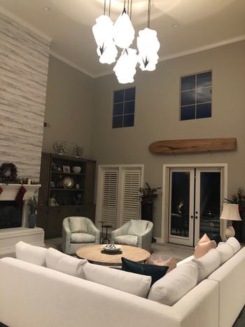 Luxor Natural Light Up & Light Down - Custom Design & Canopy
