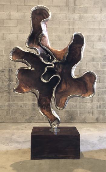 Teak Abstract Art