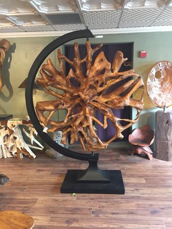 Teak Abstract Art