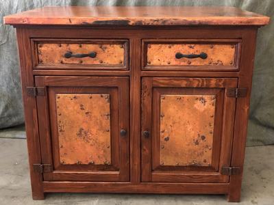 Image #4 - Custom Copper 2-Drawer/2-Door Buffet