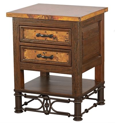Image #5 - Custom Cupper 2-Drawer Nightstand