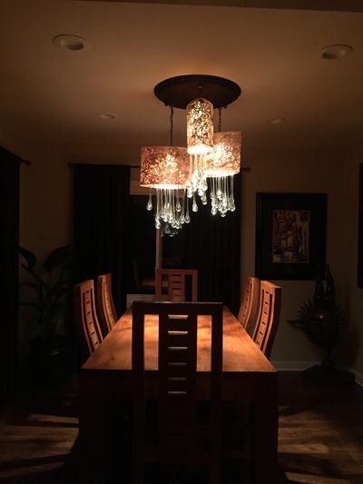 Image #68 - Sura Amber Chandelier - Set of Three