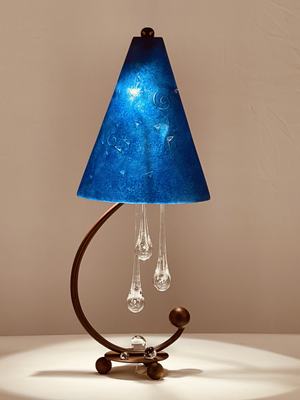 Image #1 about Merlin Azul Table Lamp