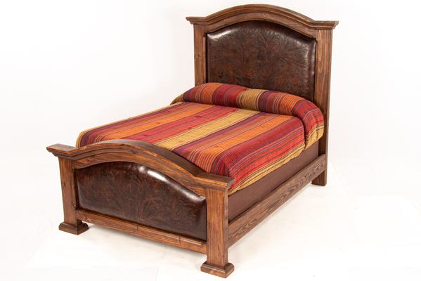 Image #1 about Hacienda Tooled Leather Bed