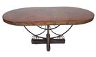 Image #2 about Sunrise Racetrack Oval Copper Dining Table (72" x 42")