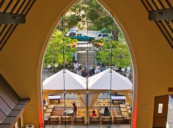 Wedding Ceremony in Outdoor Promenade