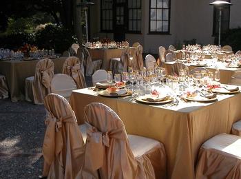 Wedding Reception in Outdoor Terrace