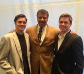 James and Joseph Silvestri with Neil deGrasse Tyson
