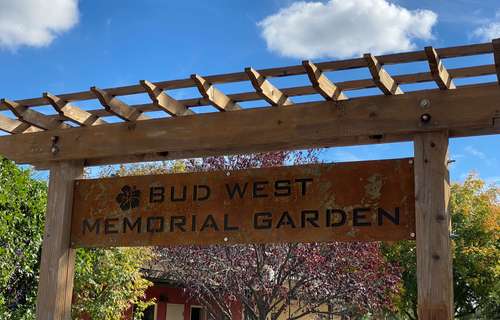 Bud West Memorial Garden Sign (Thumbnail)