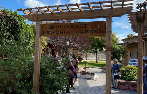 Bud West Memorial Entry Trellis (Thumbnail)