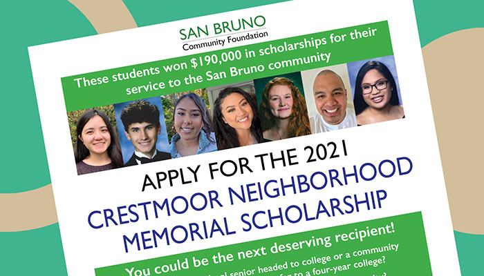 San Bruno Community Foundation | Crestmoor Neighborhood Memorial Scholarship