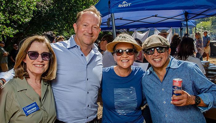 Photo from 2022 Member Appreciation Picnic with Marla Perego (2023 President-Elect), Bryce Cook, Olivia Edwards and Tim Yee