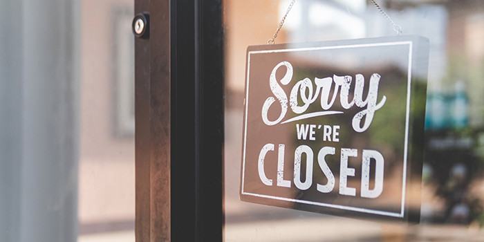 Sorry we're closed