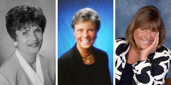 Photos of Marianne Zanone Rush (L-R) 1999, 2007, 2022