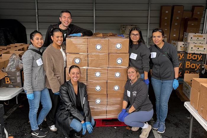 YPN Volunteers at Samaritan House on November 13, 2025