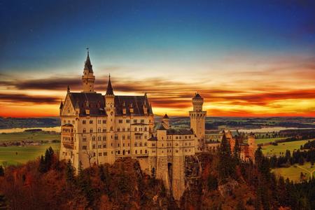 Castle at Sunset in Germany