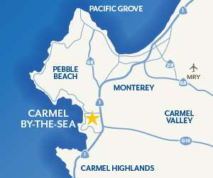 Map of Carmel-by-the-Sea & Surrounding Areas