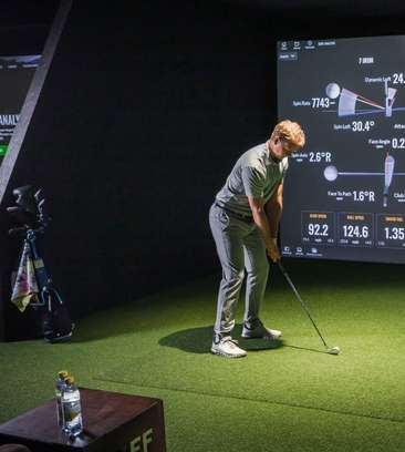 Image about Play on Trackman Indoor Simulators - the best in the industry!