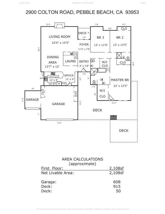 2900 Colton Road - SOLD, Pebble Beach