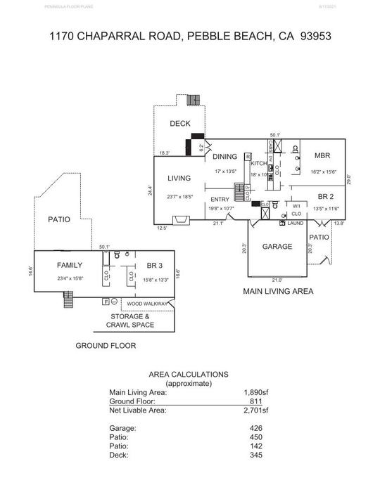 1170 Chaparral Road - SOLD, Pebble Beach