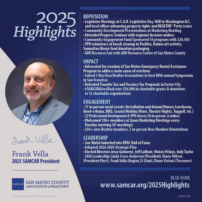 2025 Highlights from SAMCAR President Frank Vella