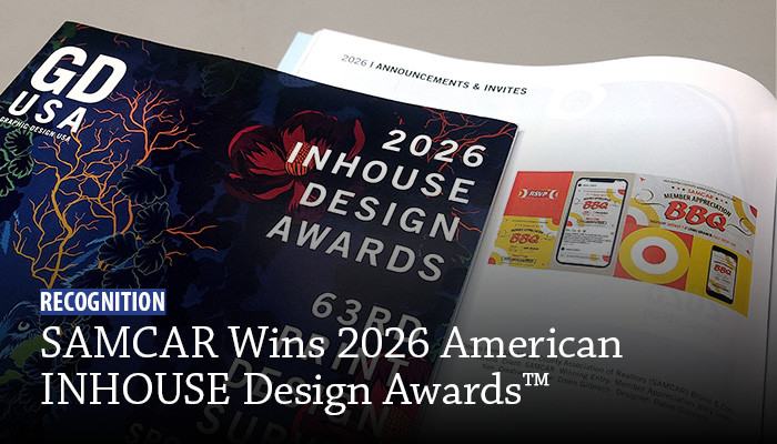 SAMCAR Wins 2026 American INHOUSE Design Awards™