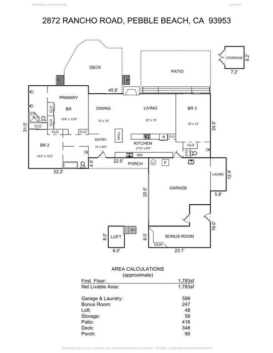 2872 Rancho Road - SOLD, Pebble Beach