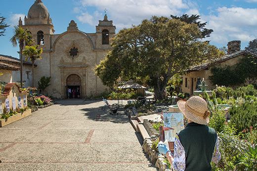 Image about Image of woman in Carmel-by-the-Sea, CA #78-2