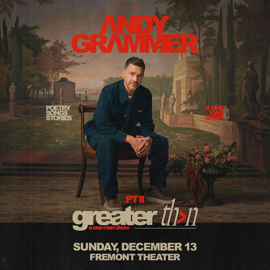 ANDY GRAMMER &ndash; Greater Than Pt. II: A One Man Show