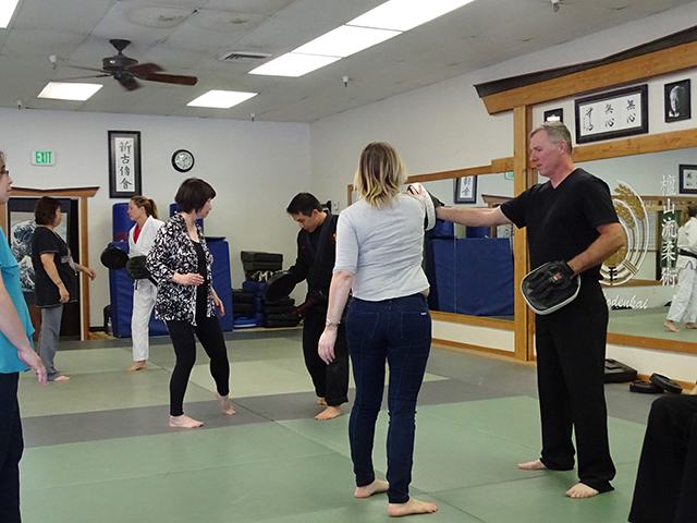 Image about Silicon Valley Realtors practice self-defense techniques