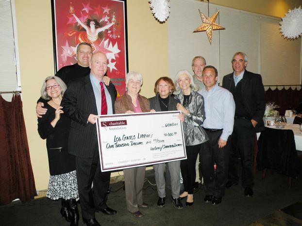Image about Los Gatos/Saratoga District Celebrates the Holidays, Presents $1,000 to Los Gatos Library