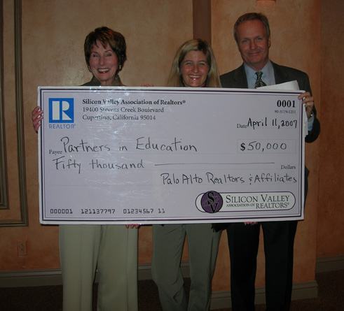 Image about Realtors and Affiliates Present Over $50,000 to Benefit Palo Alto Schools
