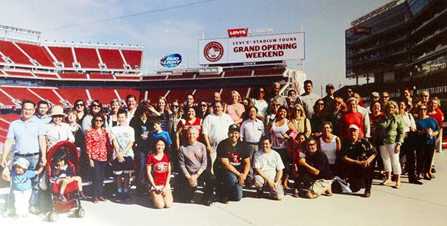 Image about SILVAR members Tour Levi's Stadium
