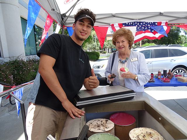 Image about Ice Cream Social Enjoyed by Members