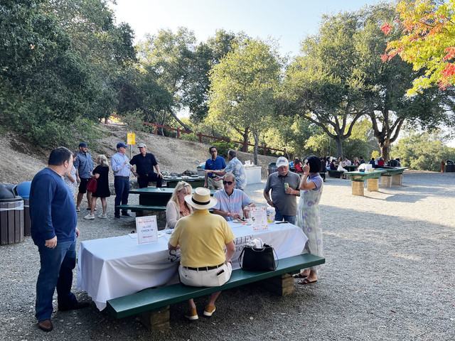 Image about Members Enjoy BBQ in the Park