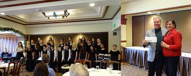 Image about Los Altos/Mountain View District Celebrates the Holidays, Presents Check to CSA