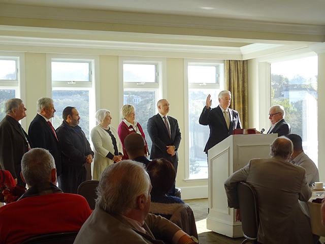 Image about Los Gatos-Saratoga District Installs Hamilton as 2019 District Chair