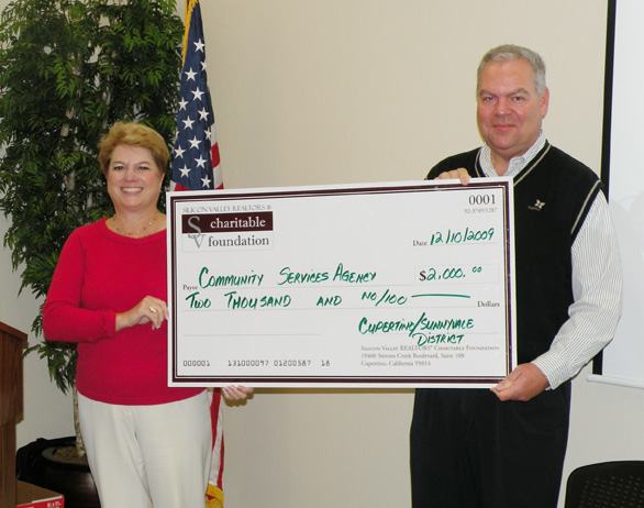 Image about REALTOR&reg;: 2009 Silicon Valley REALTORS&reg; Charitable Foundation Donations Total Over $36,000 to Local Community Groups