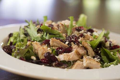Field Green Chicken Cranberry Salad