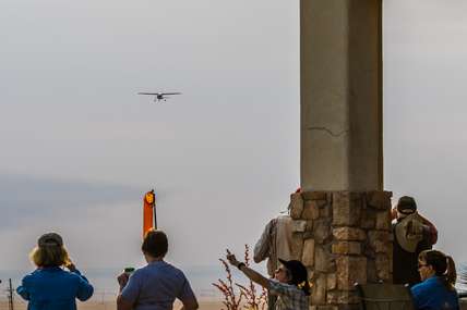 Image about Fly by at Finish Line at Sandia East New Mexico