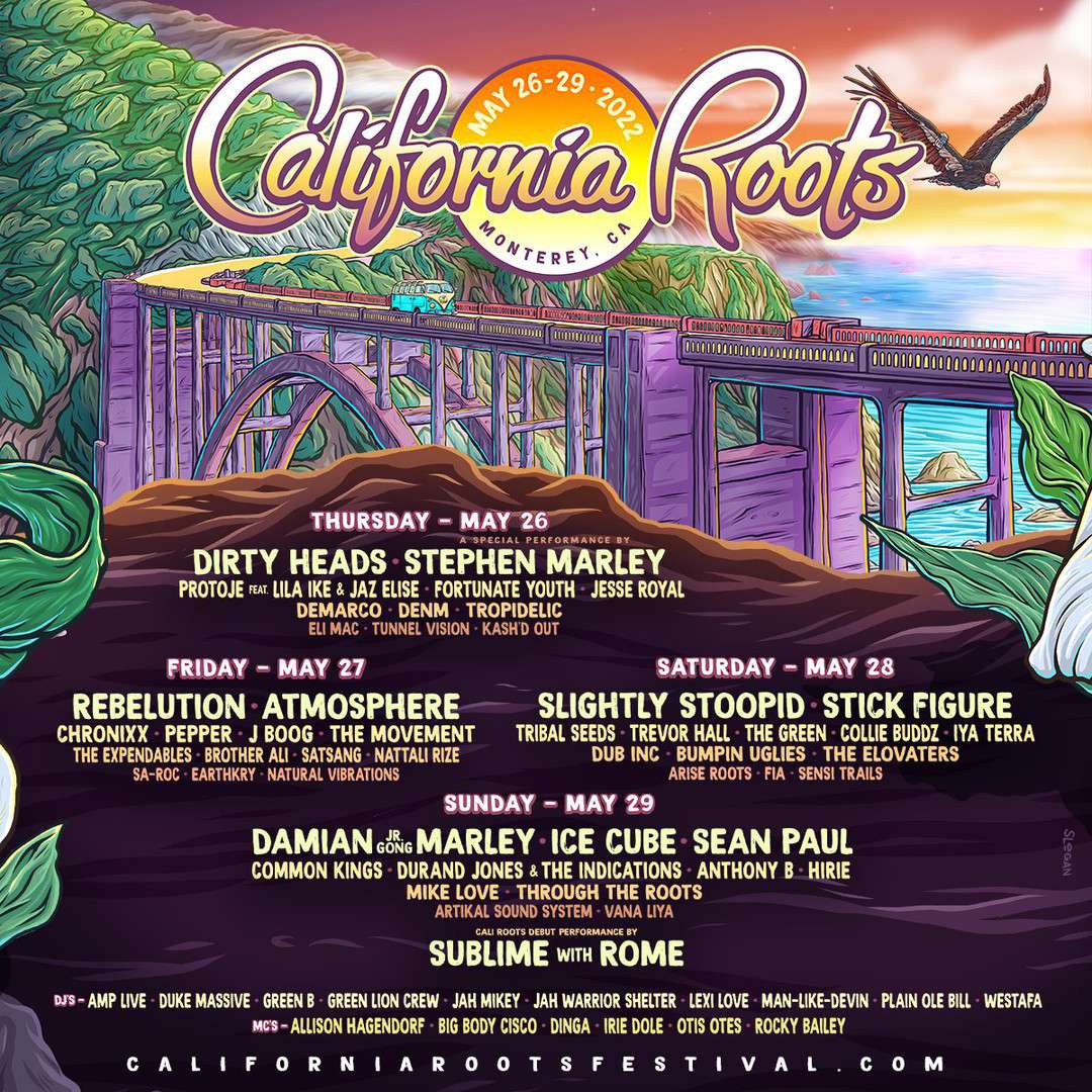 California Roots Music & Art Festival - May 26-29, 2022