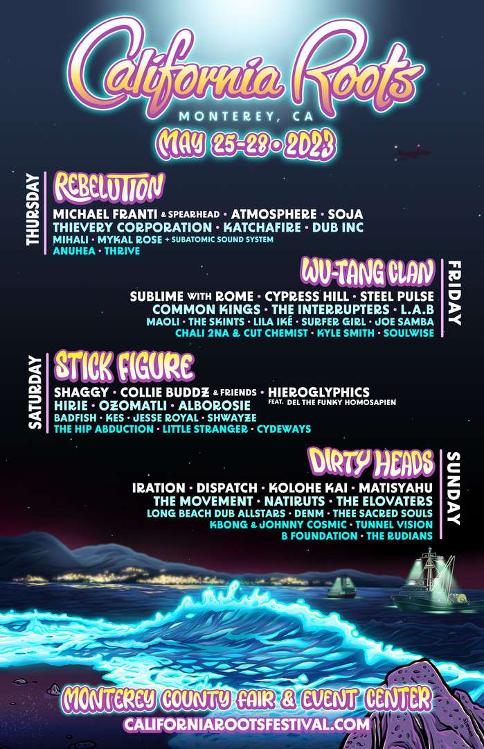 California Roots Music & Arts Festival - May 25-28, 2023