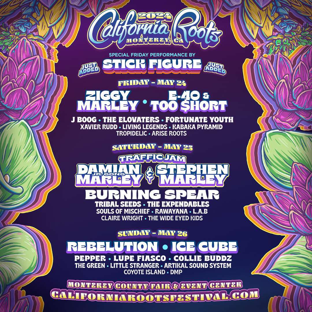 California Roots Music & Art Festival - May 24-26, 2024